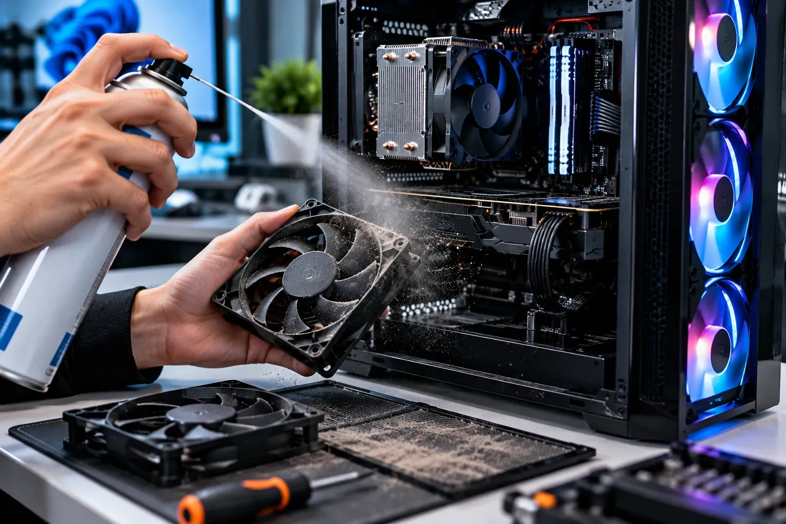 Laptop Cleaning & Overheating Fix